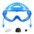 INDIGO WHALES Clip-On Swim Goggles (Blue, 1PCS)