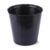 Indoor Windowsill Seedling Starter, Square Germination Cup with Bottom Watering Reservoir, Durable PP Plastic Nursery Pot for Herbs and Vegetables, Black (1 Pack)