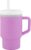 Infantino My 1st Tumbler, Silicone Sippy Cup with Straw & Handle, Spill-Resistant Baby Cup for On-the-Go, BPA-Free Transition Bottle, Lilac (Pack of 6)