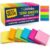Infiniko Sticky Notes 3×3 (12 Pads / 1200 Sheets) – 2026 Improved Adhesive, Very Very Sticky & Bright Neon Colors – Perfect for School, Office & Desk Supplies
