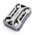 Infinite Slide Fidget Slider – Metal Push Card Toy with Dual Clicking Tuning Forks, Tactile Mechanical EDC Gadget for Adults, Anxiety & Stress Relief