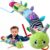 Infinno Musical Caterpillar Sensory Plush Toy for Babies 0-12 Months, Green