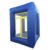 Inflatable Cash Cube Money Machine Booth, Large 8.9ft Commercial Blue for Advertising, Promotional Events, Shopping Malls, Trade Shows, Party Displays (No Blowers)