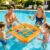 Inflatable Tic Tac Toe Pool Game for Adults & Kids – Giant Floating Board with 10 Extra Thick Balls for Outdoor Beach, Lawn, Backyard & Pool Party – Family Summer Toys Games Set for 2-10 Players