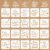 INFUNLY 20 Pcs Inspirational Quote Stencil 7.87×7.87 Inch/20x20cm Motivational Word PET Wall Stencil Reusable Emotional Text Template for DIY Wood Sign Canvas Tote Bedroom Decor