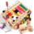 INIFEIDALA Montessori Wooden Busy Board – Fine Motor Skills Toys for 2-5 Year Old Boys Girls, Preschool STEM Life Skills Game, Latches Lock Key Sensory Toy, Screwdriver Board Set, Educational Gift