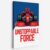 InkFlow Posters Racing Car Canvas Poster – Unstoppable Force Motivation Artwork – Modern Motorsport Speed Design – Boys Room Office Wall Decor – 24×32 WRAPPED CANVAS Print