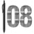 InkSlick 108 Pack Black Ink Pens Bulk Retractable Ballpoint Pens 1.0mm