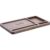 Inline WoodCharge Organiser – Wireless Qi Charging Station Walnut Wood Desk Organiser with LED, 3 Coils, USB-C, Wireless Charger, 33392Y