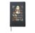In My Spooky Librarian Era Ghost Bookworm Halloween Reader Hardcover Journal, Black