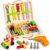 Innotoys Kids Tool Set with Drill, 41-Piece Wooden STEM Toy for Ages 3+