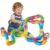 Innovakids Electric Train Sets Racer Track, 121 PCS DIY Cubes Anti-Gravity Klick Rail 3D Infinity Track, STEM Traffic Blocks Trainset Gifts Toys for 3+ Years Old Kids(2 Trains + 67 Tracks + 52 Others)