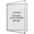 INNOVART 26”x20” Enclosed Bulletin Board, Weatherproof Dry Erase Board with Locking Swing-Open Door, Aluminum Frame Wall Mounted Enclosed Whiteboard for Home, School, Office, Commercial