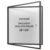 INNOVART 28”x26” Lockable Weatherproof Enclosed Whiteboard Aluminum Frame