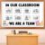 in Our Classroom We are A Team Bulletin Board Set Black and White Polka Dot Borders Positive Accent Cutouts Motivational Teamwork Classroom Decorations for Back to School Wall Decor Teacher Supplies