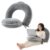 INSEN Reading Pillow, Back Pillow for Sitting in Bed for Reading, Nurse & Relax, Reading Pillow for Adults, Moms & Kids, Sit Up Pillow for Bed, Grey