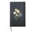 Inspirational Daisy Floral Cute Daisies Flower Nature Lover Hardcover Journal, Black