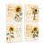 Inspirational Sunflower Wall Decor, Retro Rustic Poster For Girls Boys, 08