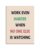 Inspirational Wall-Art Work Hard Motivational Poster Canvas Print Entrepreneur Quotes for Teen Bedroom Decor(Framed,12x18inch(30x45cm))