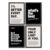 Inspirational Wall Art Growth Quote Poster 12x16in Black Framed Flat