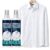 Instant Wrinkle Releaser Spray,Wrinkle Release Spray Travel Size,Static Guard Spray,No Ironing Needed for Shirts, Dresses & Business Trips (2)