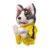 Interactive Boxing Husky Hand Puppet with Sound for Pet Play