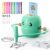 Interactive Educational Drawing Robot for Kids – Montessori Learning Toy with 150 Word Cards, Voice Interaction, Ages 5+ (Green)