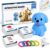 Interactive Reader Dinosaur, Dinosaur Interactive Reading Pen, Talking Flash Cards for Toddlers with 73 Cards, Rechargeable, Volume Adjustable