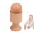 Interlocking Discs Toy Natural Beech Wooden Grip Toy