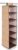 Internet’s Best Hanging Closet Organizer – 6 Shelf – Clothing Sweaters Shoes Accessories Storage – Brown – College Dorm Kids Room Essential – Beige