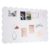 INTERWARM 1Pcs Scalloped Felt Bulletin Board, 35.4×23.6Inch Foldable Picture Boards with 20 Pushpins Self-Adhesive Vision Board Decorative Pin Board for Mother’s Day Wall Home Office(Creamy White)