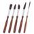 INTERWARM 20Pcs Pinstriping Brush Set, High Professional Detail Script Liner Scroll Sword Dagger Striper Starter Pinstriping Brush Kit Paint Brushes for Lettering & Detailing
