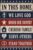 in This Home We Love God Wooden Jigsaw Puzzle 500 Pieces for Adults Patriotic Christian Home Values with Cross and American Flag Stripes Inspirational Art Gift for Family Game Home Decor