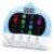 Intoypad Pop the Soccer Fidget Toy for Kids, 4 Modes Light Up Quick Push Sensory Toys Fun Multiplayer Game with Link Cable Handheld Road Trip Travel Car Games Birthday Gifts Toys for Boys Girls