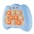 Intoypad Pop The Target! Handheld Speed Push Fidget Game Machine Lightblue