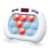 Intoypad Quick Push Pop Game Light Up Fidget Toy for Kids Lightblue