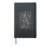 Intricate Circuit Board Pattern Tech Design Hardcover Journal, Black