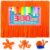 IOOLEEM Orange Pipe Cleaners, 300PCS Chenille Stems for DIY Crafts and Party Decors, Art and Craft Supplies.