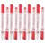 Ipetboom 20pcs Red Fine Tip Whiteboard Markers 0.5mm Plastic Liquid Pens