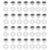 Ipetboom 30 Sets Rotatable Googly Wiggle Eyes with Washers, 15mm Threaded