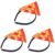 Ipetboom 3pcs Knitted & Felt Cloth Funny Pizza Headband, Lightweight Halloween Food Slice Hair Hoop for Creative Costume Cosplay, Novelty Party Supplies Favors