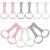 Ipetboom 6pcs Pull Up Rings Crib Pull Ring Infant Bed Nursery for Home Use Toddler Stand Handle