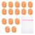 Ipetboom Facial Cleansing Towels with Laundry Bag 15pcs Reusable Double Layer Lightweight Orange Wash Face Cloths for Women for Travel and Camping Skincare Routine