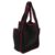 Ipetboom Foldable Shopping Bag Reusable Black Cloth Tote with Handles