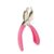 Ipetboom Pink Staple Remover Tool Lightweight and Portable Stainless Steel Handheld Nail Puller for Office and School Use