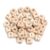IPIO 100PCS 8mm Wooden Square Alphabet Beads Cube Loose Spacer 26 Letters Beads for Jewelry DIY Crafts Making Accessories Findings Beige