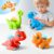 iPlay, iLearn Toddler Assembly Dinosaur Toy, Easy Take Apart Dinosaur Building Set W/Light & Roars Sound, STEM Learning Educational Toy, Birthday Gift for 18 Month 1 2 3 4 5 Year Olds Kids Boys Girls