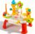 IPLUSO 2026 Upgraded Water Table for Toddlers 3+, Water Table for Kids Ages 4-8 with Pump, Play Sink with Running Water, Kitchen Sink for Toddlers, Fishing Game and Outside Sensory Toy