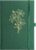 ipoul Linen Journal, Green Notebook, Journal for Women, A5, 6″x8″, Hardcover, Lay-flat, Ruled Paper, Lily Flower