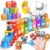 IPOURUP Kids Train Matching Toys with Locks & Keys | Counting & Sorting Trains Set Toddler Montessori Learning Toys for 2-5 Year Old Boys